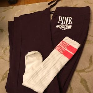 pink brand sweatpants